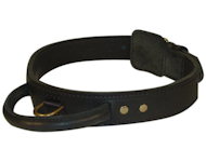2 ply leather agitation dog collar with handle-Dog Supplies 2 ply leather agitation dog collar with handle-Dog Supplies