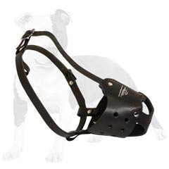 High quality leather muzzle
