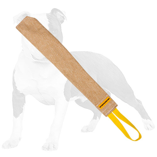Dog bite tug for training with handle