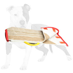 Comfy jute dog cover for training sleeve