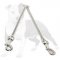 Chrome Plated Dog Coupler for Walking 2 Dogs 1/9 inch (3 mm)