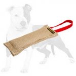 Dog-friendly Jute Bite Tug with Handle