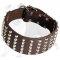 3 inch Studded Leather Dog Collar