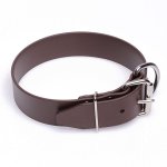 Extra Wide Brown Biothane dog Collar