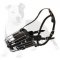 Professional Wire Basket Muzzle with Leather Padding for Dog Training and Daily Use