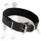 Anti-Discomfort Leather Dog Collar Soft Felt Padded