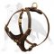 High Quality Leather Tracking and Walking Harness with Ergonomic Chest Plate