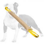 Long Jute Dog Bite Tug with Two Nylon Handles