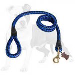 Cord nylon dog leash for large dogs