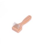 "Tidy Look" Wooden Brush/Comb With Metal Teeth for dog