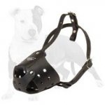 Comfortable and Safe Leather Dog Muzzle - Perfect for Training and Daily Walks
