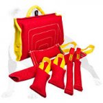 Upgraded Puppy Training Set of Bite French Linen Tugs