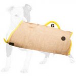 Soft puppy sleeve made of jute material