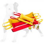 Huge Set of Dog Bite Tugs made of Durable French Linen