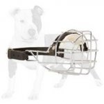 'The Silencer' Best for Dog Comfortable Training Wire Basket Muzzle with Nose Felt Padding
