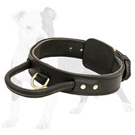 Training leather collar with handle for Dog Training
