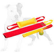 French Linen set of Tugs for Puppy Training