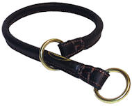 Great Rolled Leather Dog Collar/Choke Collar for Dog Training