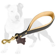 Short Leather Dog Leash for Better Dog Control