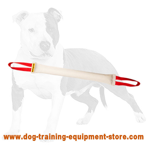 Dog Training Fire Hose Dog Bite Tug With 2 Handles