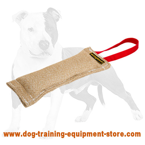 Dog-friendly Jute Bite Tug with Handle