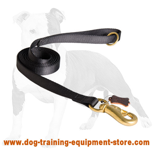 Tubular Nylon Waist Leads 6ft for Dog Training