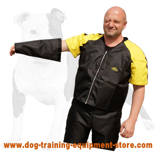 Protection scratch suit for dog training
