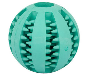 Dog Dental Chew Toy Ball of Safe Rubber