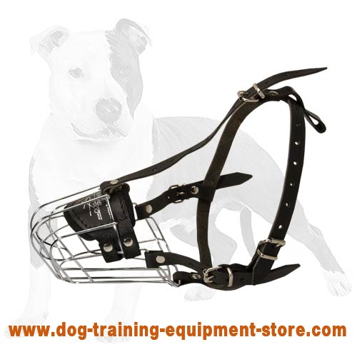 Light Weight Wire Basket Dog Muzzle for Dog Training and Walking
