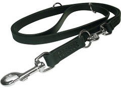 Super strong leather-steel dog leash