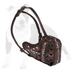 Reliable agitation dog muzzle