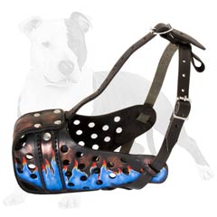 Highly protective muzzle for your dog's agitation work