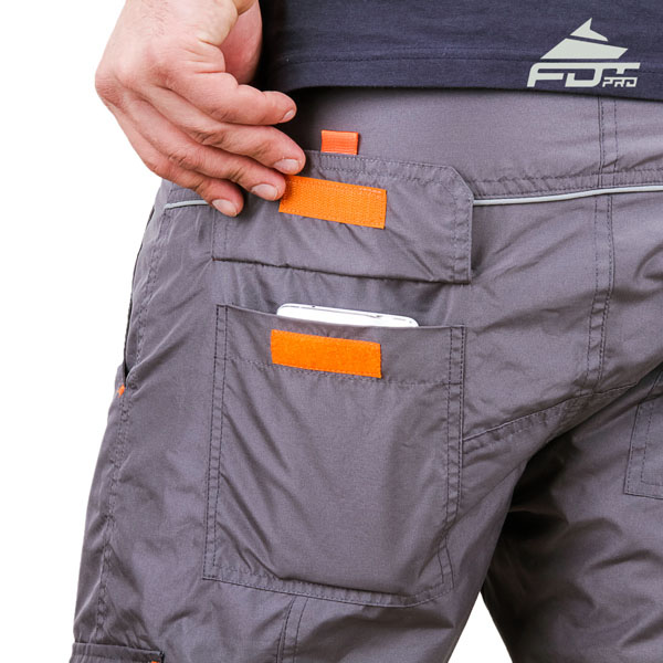 Convenient Design FDT Pro Pants with Handy Back Pockets for Dog Trainers