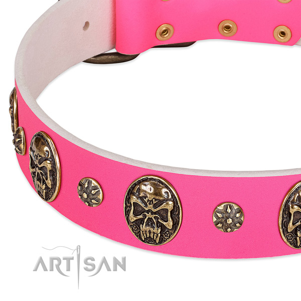 Comfortable dog collar handcrafted for your lovely dog