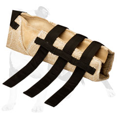 Protective bite dog jute sleeve for heavy-duty training