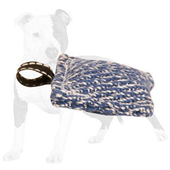 Safe pocket puppy French Linen tug