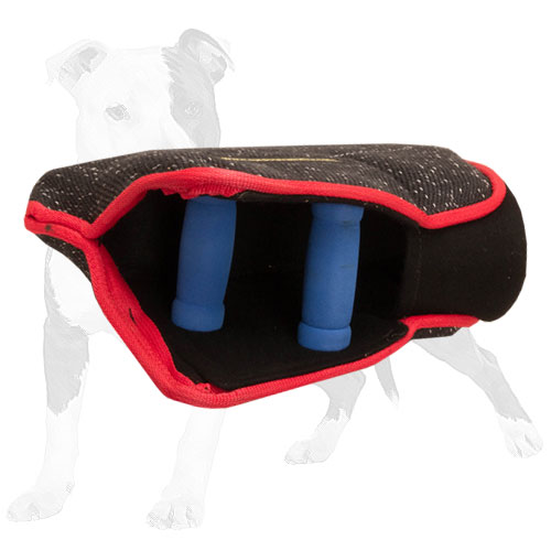 Comfortable to hold bite builder for puppy/young dog training