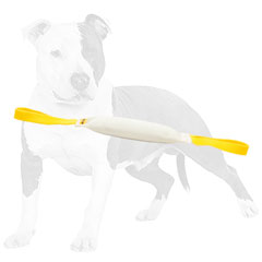 Reliable bite tug for dog training with handles