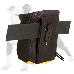 Training nylon treat pouch for free hands