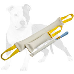 Reliable bite puppy set of tugs made of fire hose