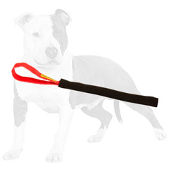 Reliable French Linen puppy tug for bite training