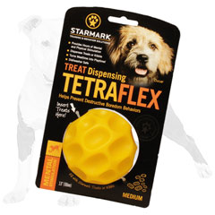 Tear-proof food dispenser made of tetraflex